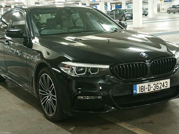 BMW 5-Series Saloon, Diesel, 2018, Black