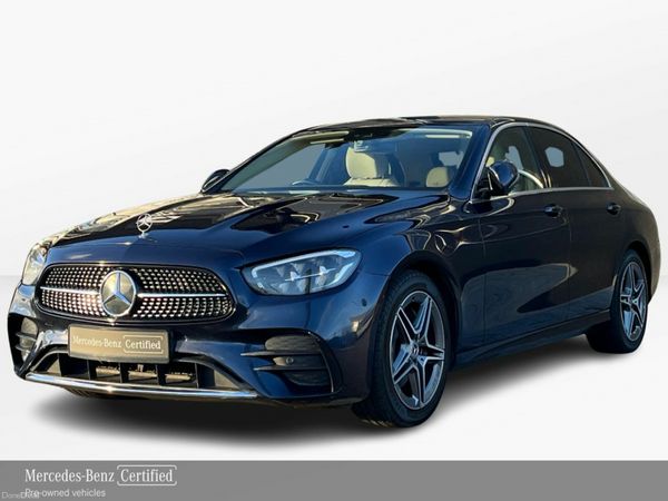 Mercedes-Benz E-Class Saloon, Diesel Hybrid, 2022, Blue