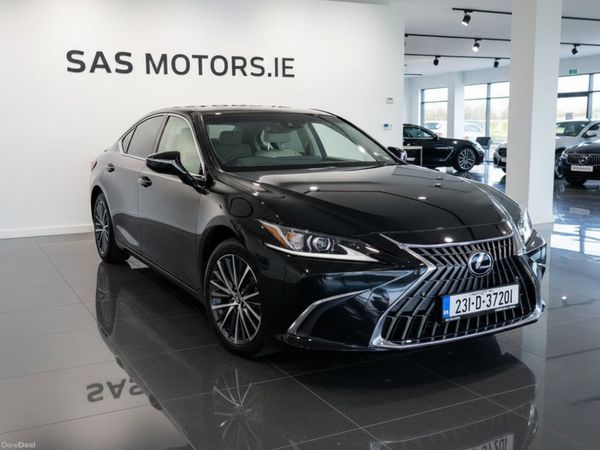 Lexus ES Saloon, Petrol Hybrid, 2023, Black