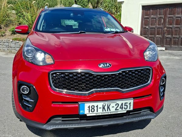 Kia Sportage SUV, Diesel, 2018, Red