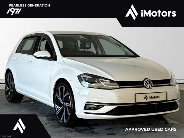 Volkswagen Golf Hatchback, Petrol, 2018, White