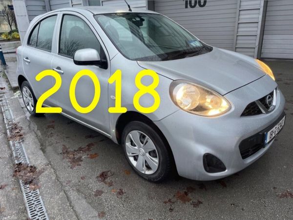 Nissan March Hatchback, Petrol, 2018, Silver