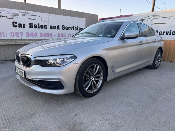 BMW 5-Series Saloon, Diesel, 2018, Silver