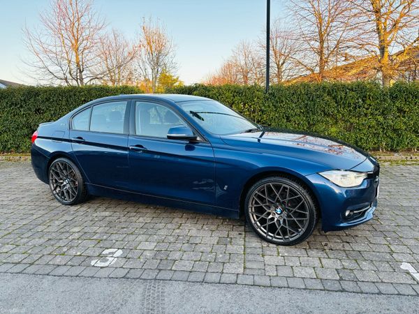 BMW 3-Series Saloon, Petrol Plug-in Hybrid, 2018, Blue