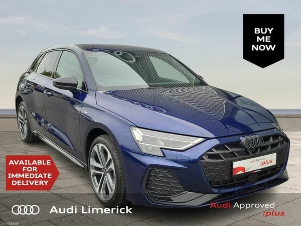 Audi A3 Hatchback, Petrol Plug-in Hybrid, 2025, Blue