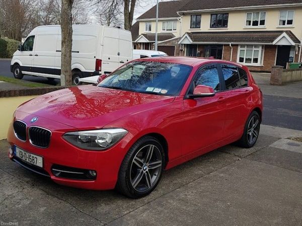 BMW 1-Series Estate, Diesel, 2013, Red