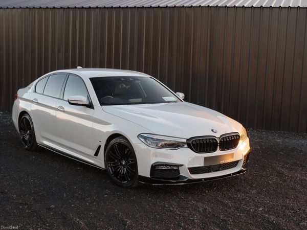 BMW 5-Series Saloon, Petrol Plug-in Hybrid, 2018, White