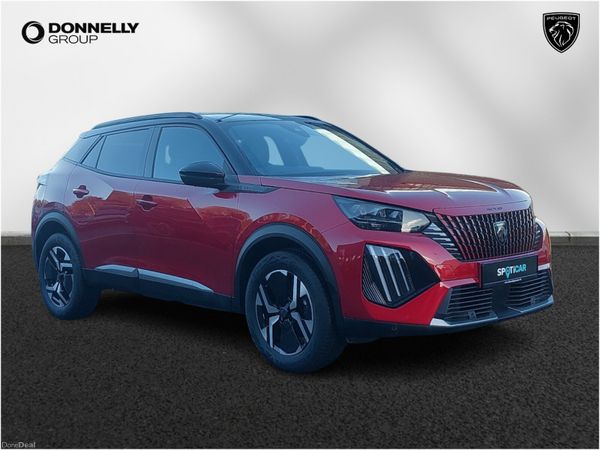 Peugeot 2008 Estate, Petrol, 2025, Red