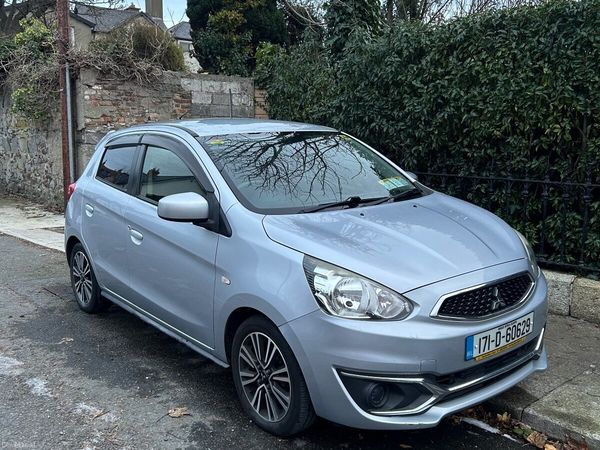 Mitsubishi Mirage Hatchback, Petrol, 2017, Silver