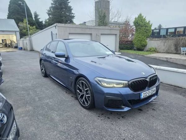 BMW 5-Series Saloon, Diesel, 2022, Blue