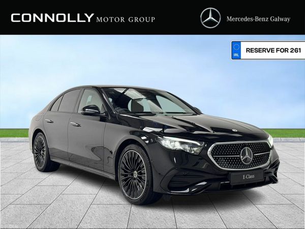 Mercedes-Benz E-Class Saloon, Diesel Plug-in Hybrid, 2026, Black
