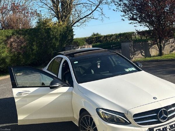 Mercedes-Benz C-Class Saloon, Petrol, 2017, White