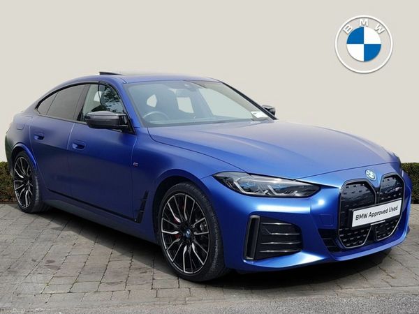 BMW i4 Coupe, Electric, 2024, Blue