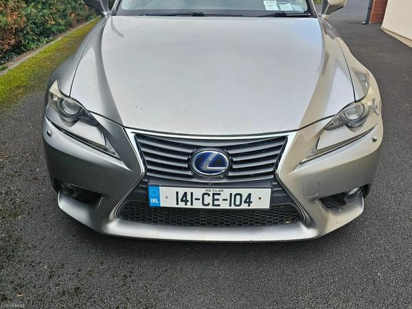 Lexus IS Saloon, Petrol Hybrid, 2014, Silver