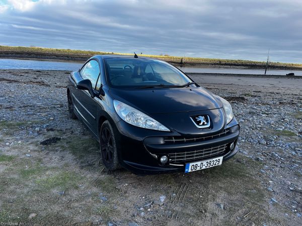 Peugeot 207 Convertible, Petrol, 2008, Black