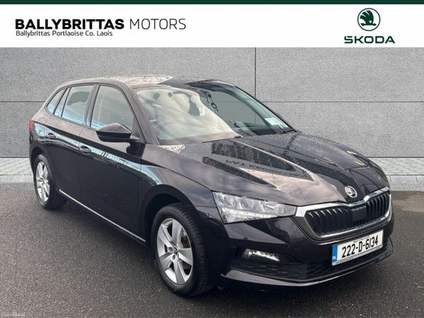 Skoda Scala Hatchback, Petrol, 2022, Black
