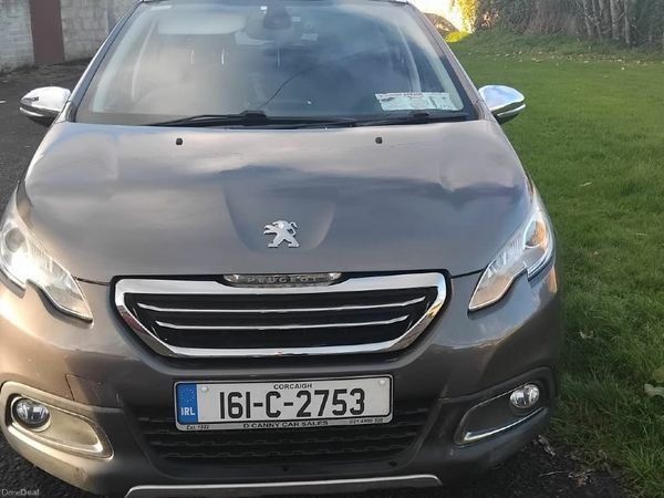 Peugeot 2008 SUV, Petrol, 2016, Grey