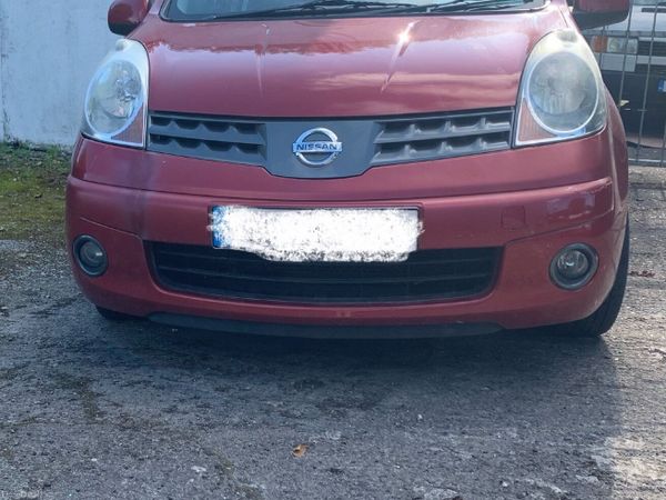 Nissan Note MPV, Petrol, 2008, Red
