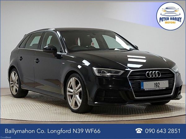 Audi A3 Hatchback, Diesel, 2019, Black