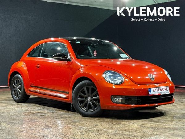 Volkswagen Beetle Hatchback, Petrol, 2016, Orange