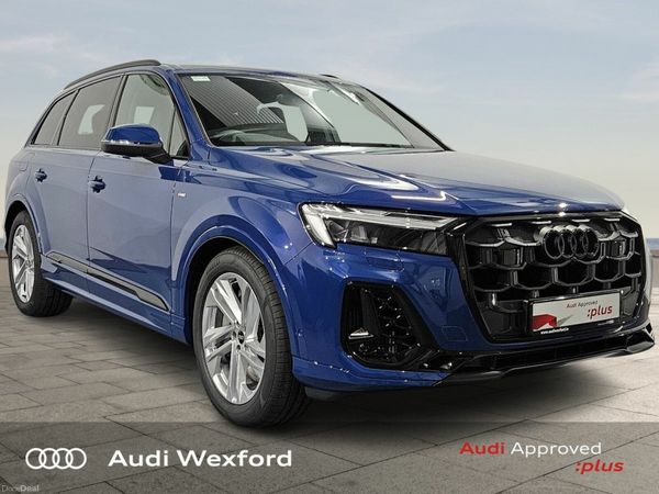 Audi Q7 SUV, Petrol Plug-in Hybrid, 2026, Blue