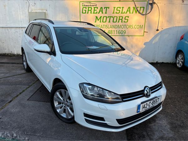 Volkswagen Golf Estate, Petrol, 2014, White