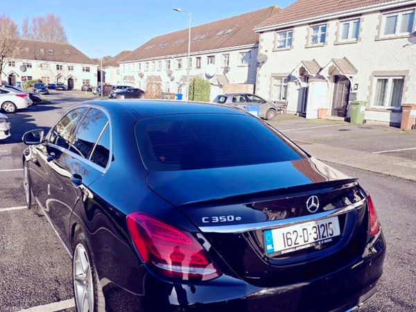 Mercedes-Benz C-Class Saloon, Petrol Plug-in Hybrid, 2016, Black