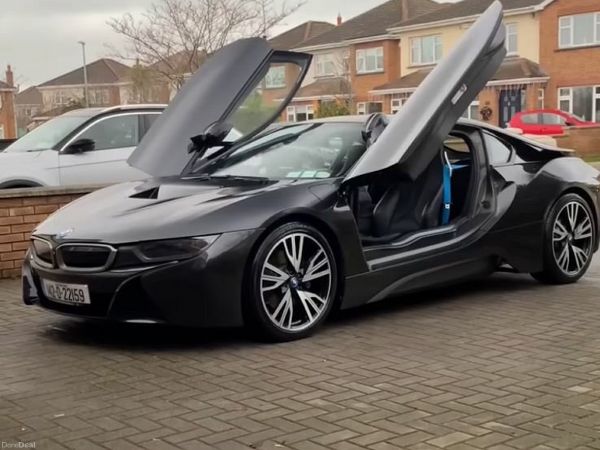 BMW i8 Coupe, Petrol Plug-in Hybrid, 2014, Black