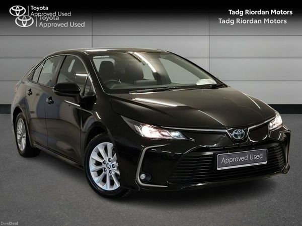 Toyota Corolla Saloon, Petrol Hybrid, 2022, Black