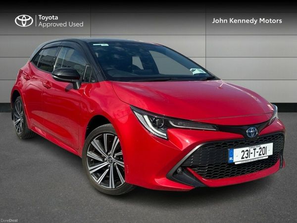 Toyota Corolla Hatchback, Petrol Hybrid, 2023, Red