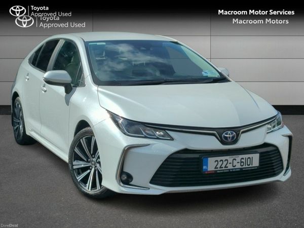 Toyota Corolla Saloon, Petrol Hybrid, 2022, White