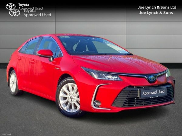 Toyota Corolla Saloon, Petrol Hybrid, 2022, Red