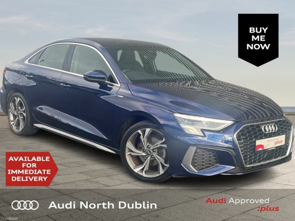 Audi A3 Saloon, Petrol, 2022, Blue
