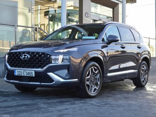Hyundai Santa Fe SUV, Petrol Plug-in Hybrid, 2022, Blue