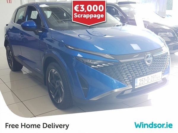Nissan Qashqai MPV, Petrol Hybrid, 2025, Blue