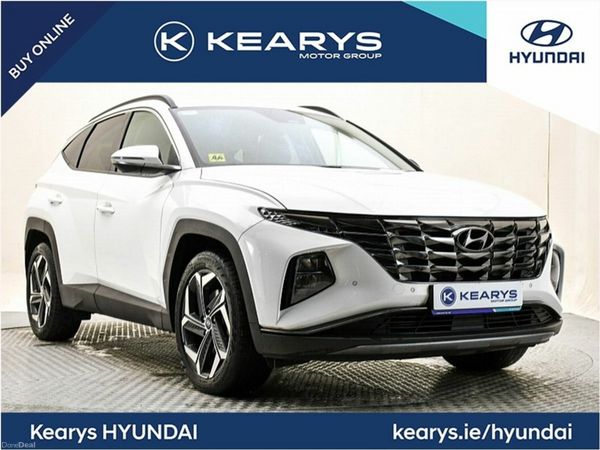 Hyundai Tucson SUV, Petrol Hybrid, 2023, White