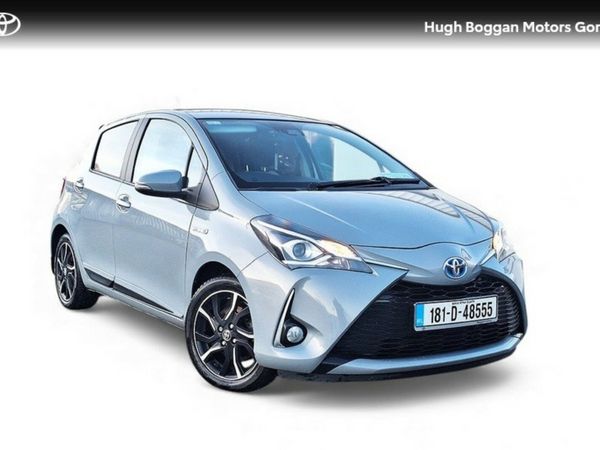 Toyota Yaris Hatchback, Petrol Hybrid, 2018, Grey