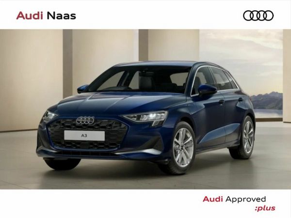 Audi A3 Hatchback, Petrol Plug-in Hybrid, 2026, Blue
