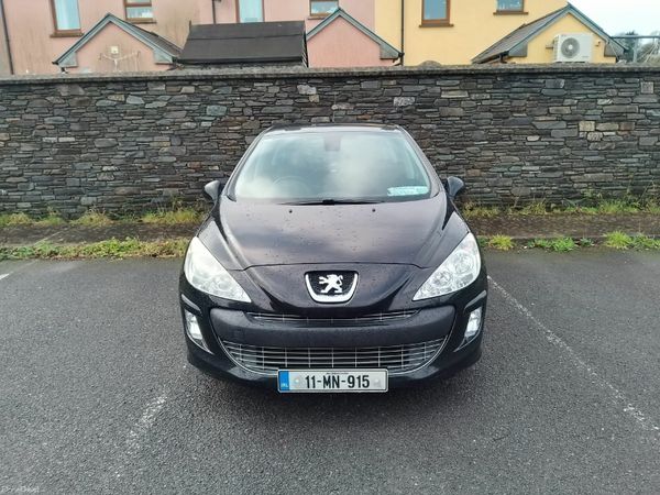 Peugeot 308 Hatchback, Diesel, 2011, Black