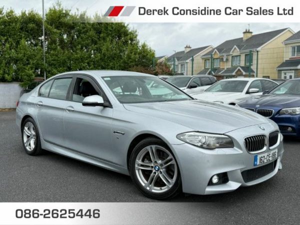 BMW 5-Series Saloon, Diesel, 2016, Silver