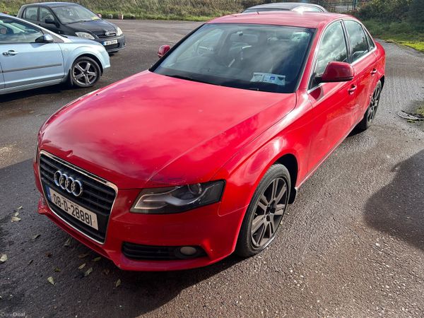 Audi A4 Saloon, Diesel, 2008, Red