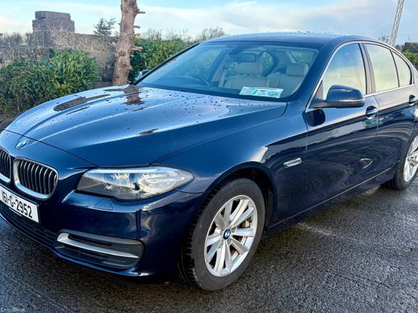 BMW 5-Series Saloon, Diesel, 2016, Blue