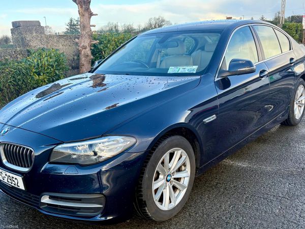 BMW 5-Series Saloon, Diesel, 2016, Blue