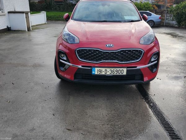 Kia Sportage SUV, Diesel, 2019, Red