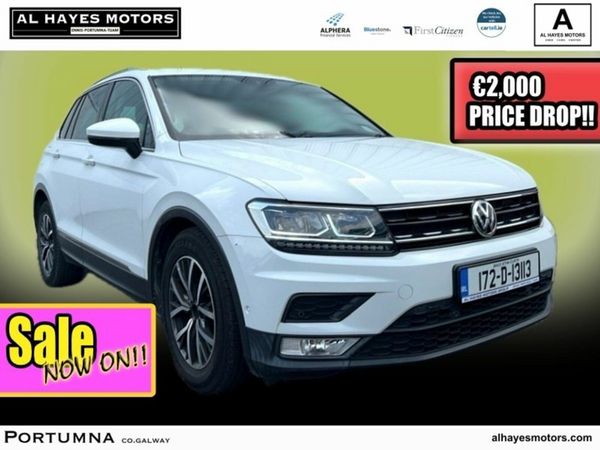 Volkswagen Tiguan SUV, Diesel, 2017, White