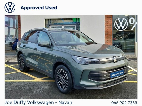 Volkswagen Tiguan SUV, Petrol Hybrid, 2024, Green