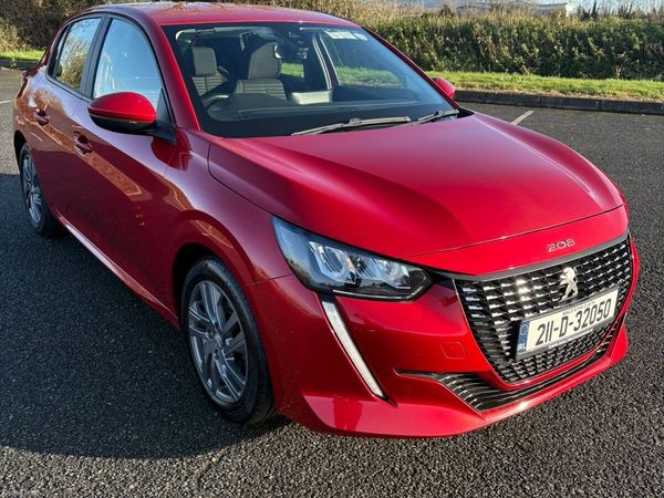 Peugeot 208 Hatchback, Petrol, 2021, Red