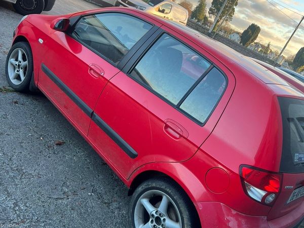 Hyundai Getz Hatchback, Petrol, 2006, Red