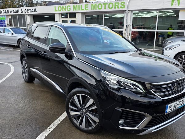 Peugeot 5008 MPV, Petrol, 2018, Black