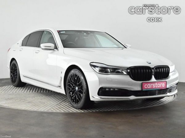 BMW 7-Series Saloon, Petrol Plug-in Hybrid, 2016, White
